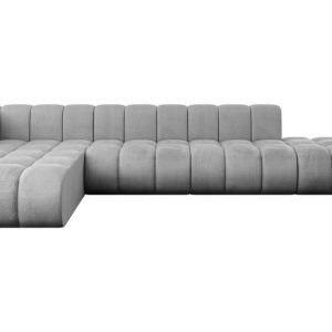 Narożnik lewostronny modułowy Zuvon-L2 – 387x177x70 cm Jasny szary 758899 Narożnik lewostronny modułowy Zuvon-L2 – 387x177x70 cm Jasny szary 758899