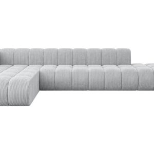 Narożnik lewostronny modułowy Zuvon-L2 – 387x177x70 cm Szary 758619