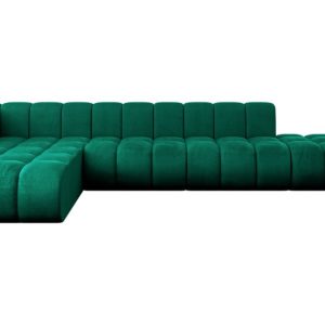Narożnik lewostronny modułowy Zuvon-L2 – 387x177x70 cm Zielony 758630