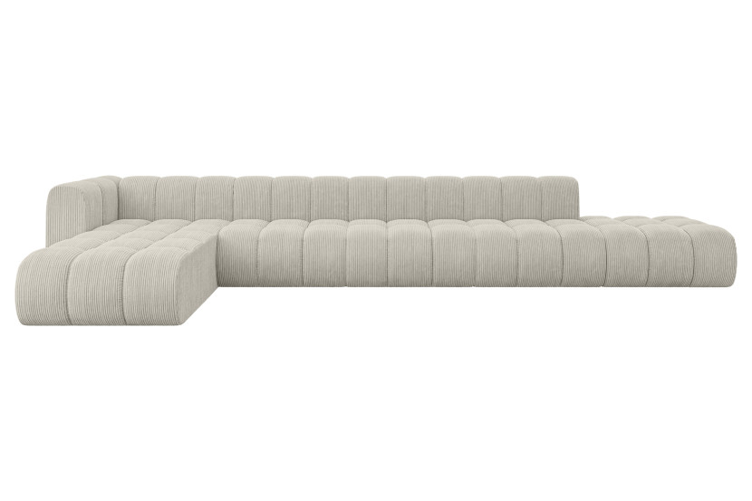 Narożnik lewostronny modułowy Zuvon-L3 - 478x177x70 cm Kremowy 758140