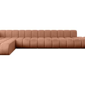 Narożnik lewostronny modułowy Zuvon-L3 – 478x177x70 cm Morelowy 758167 Narożnik lewostronny modułowy Zuvon-L3 – 478x177x70 cm Morelowy 758167