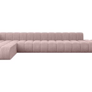 Narożnik lewostronny modułowy Zuvon-L3 – 478x177x70 cm Różowy 758491 Narożnik lewostronny modułowy Zuvon-L3 – 478x177x70 cm Różowy 758491