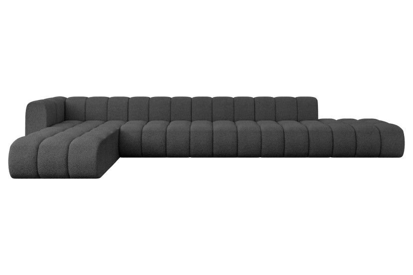 Narożnik lewostronny modułowy Zuvon-L3 - 478x177x70 cm Szary 758409
