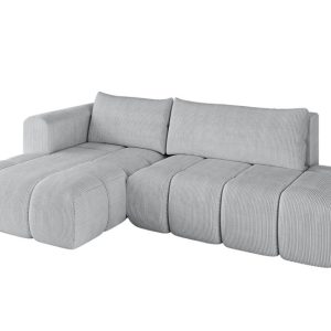 Narożnik lewostronny z funkcją spania CLOUD-L 280x185x90 cm Szary 726615 Narożnik lewostronny z funkcją spania CLOUD-L 280x185x90 cm Szary 726615
