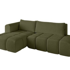 Narożnik lewostronny z funkcją spania CLOUD-L 280x185x90 cm Zielony 725194 Narożnik lewostronny z funkcją spania CLOUD-L 280x185x90 cm Zielony 725194