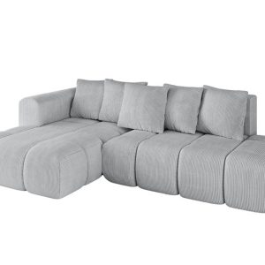 Narożnik lewostronny z funkcją spania CLOUD-L-v1 280x185x90 cm Szary 725065 Narożnik lewostronny z funkcją spania CLOUD-L-v1 280x185x90 cm Szary 725065