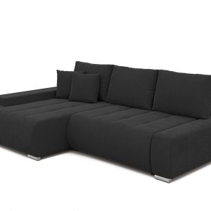Narożnik lewy z funkcją spania Niko w kolorze antracyt 704165 Narożnik lewy z funkcją spania Niko w kolorze antracyt 704165