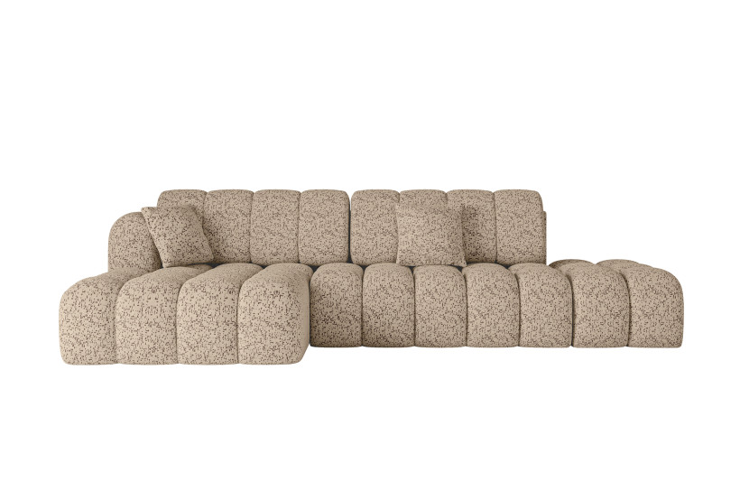 Narożnik LEWY z funkcją spania OLEA-L2 321x164x75 Brązowy 1073441