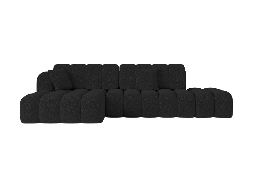 Narożnik LEWY z funkcją spania OLEA-L2 321x164x75 Czarny 1073457