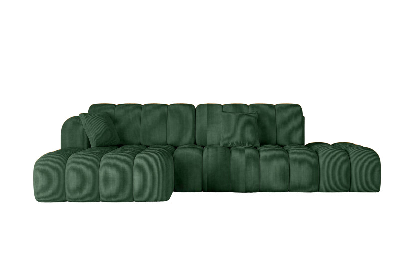Narożnik LEWY z funkcją spania OLEA-L2 321x164x75 Zielony 1073404