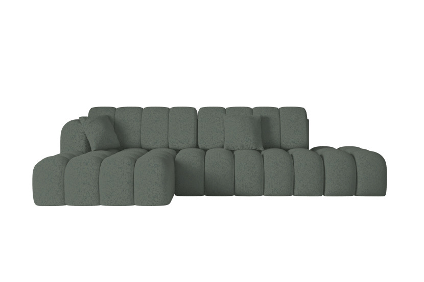 Narożnik LEWY z funkcją spania OLEA-L2 321x164x75 Zielony 1073415