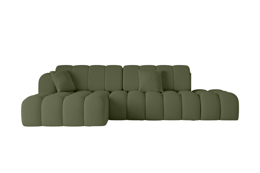 Narożnik LEWY z funkcją spania OLEA-L2 321x164x75 Zielony 1073452