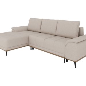 Narożnik Linaro z funkcją spania i pojemnikiem, str. lewa, tkanina Vibe 08 983891