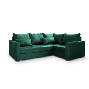 NAROŻNIK LIRENO R-S z funkcją spania Zielony 650071 NAROŻNIK LIRENO R-S z funkcją spania Zielony 650071