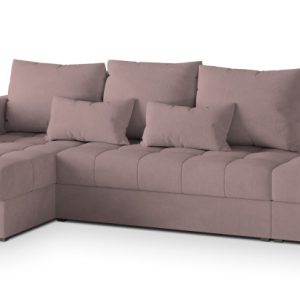 Narożnik LUMARI L-S z funkcją spania Różowy 720525 Narożnik LUMARI L-S z funkcją spania Różowy 720525