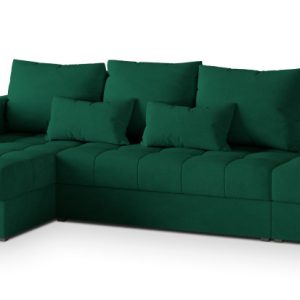 Narożnik LUMARI L-S z funkcją spania Zielony 720342 Narożnik LUMARI L-S z funkcją spania Zielony 720342