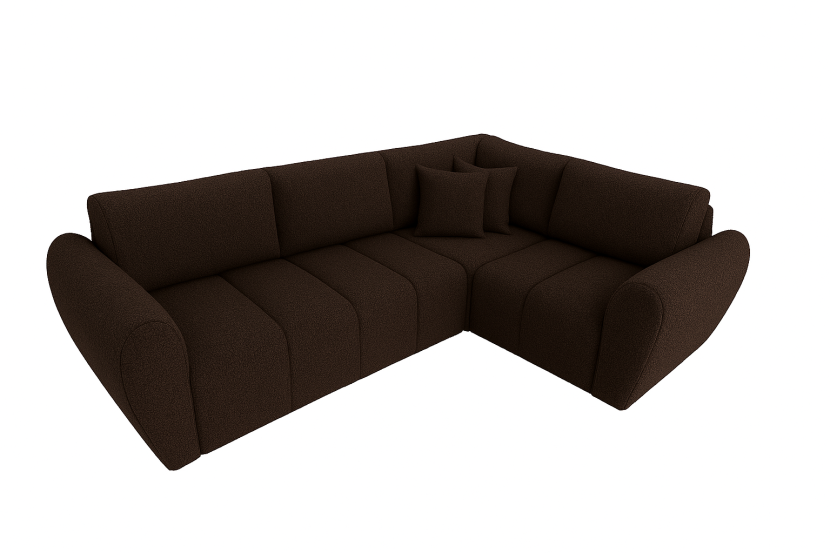 Narożnik Lusso, tkanina boucle , prawostronny quelle 26 823269