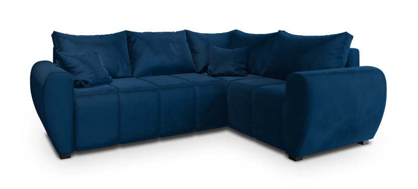 NAROŻNIK MADISON L R-S z funkcją spania Niebieski 650553