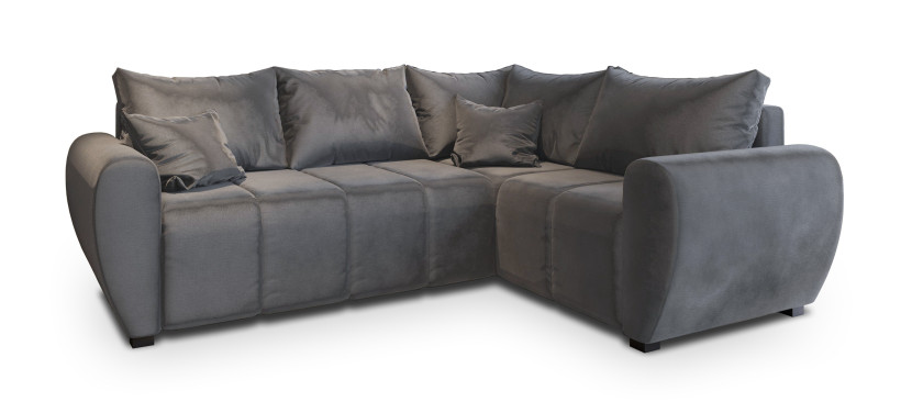 NAROŻNIK MADISON L R-S z funkcją spania Szary 650498