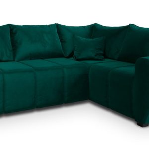NAROŻNIK MADISON L R-S z funkcją spania Zielony 650478