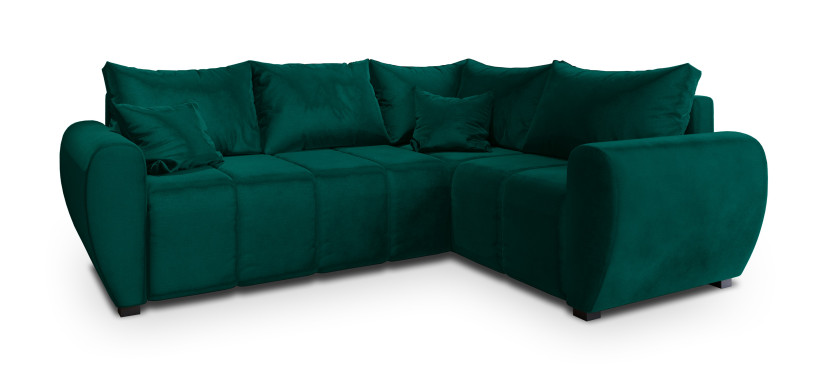 NAROŻNIK MADISON L R-S z funkcją spania Zielony 650478