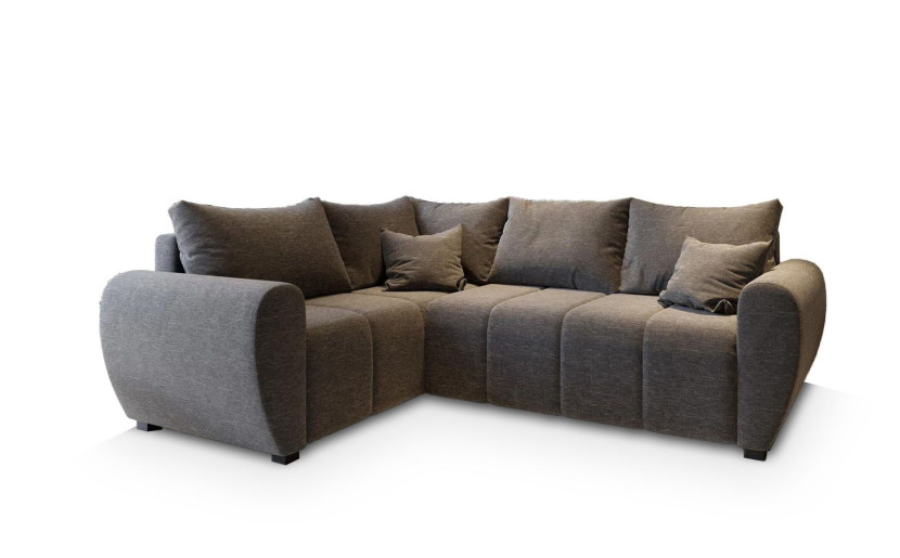NAROŻNIK MADISON L L-S z funkcją spania Szary 221326