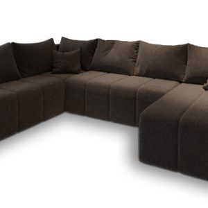 NAROŻNIK MADISON XL L-S z funkcją spania Brązowy 221183 NAROŻNIK MADISON XL L-S z funkcją spania Brązowy 221183