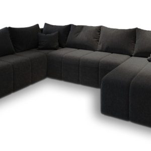 NAROŻNIK MADISON XL L-S z funkcją spania Czarny 221220 NAROŻNIK MADISON XL L-S z funkcją spania Czarny 221220