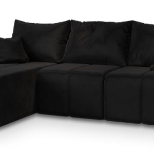 NAROŻNIK MADISON z funkcją spania Czarny 233713 NAROŻNIK MADISON z funkcją spania Czarny 233713