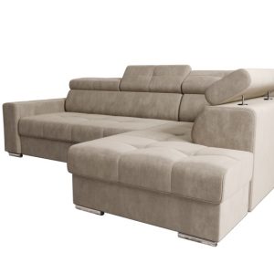 Narożnik Margo I 260×185 z funkcją spania i pojemnikami tkanina 954007 Narożnik Margo I 260×185 z funkcją spania i pojemnikami tkanina 954007