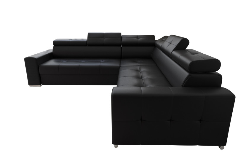 Narożnik Margo Max 270×270 z funkcją spania i pojemnikiem skóra naturalna 957865