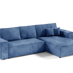 Narożnik MILLE L z funkcją spania, sztruks, Kolor: POSO 05 410794 Narożnik MILLE L z funkcją spania, sztruks, Kolor: POSO 05 410794