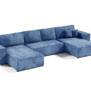 Narożnik MILLE U z funkcją spania, sztruks, Kolor:POSO 05 410799 Narożnik MILLE U z funkcją spania, sztruks, Kolor:POSO 05 410799
