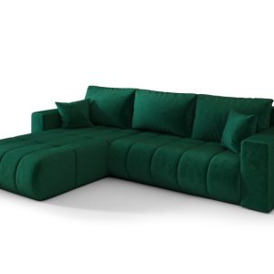 Narożnik MILO PREMIUM, tkanina MONOLITH, Zielony, Lewy 813855 Narożnik MILO PREMIUM, tkanina MONOLITH, Zielony, Lewy 813855