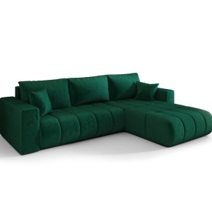 Narożnik MILO PREMIUM, tkanina MONOLITH, Zielony, Prawy 813870 Narożnik MILO PREMIUM, tkanina MONOLITH, Zielony, Prawy 813870