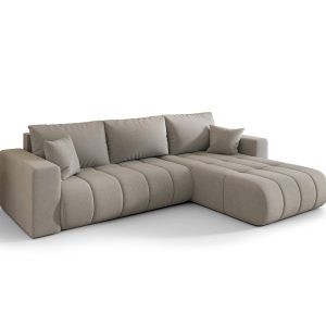Narożnik MILO PREMIUM, tkanina WIND, Piaskowy, Prawy 813856 Narożnik MILO PREMIUM, tkanina WIND, Piaskowy, Prawy 813856