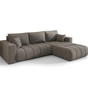 Narożnik MILO PREMIUM, tkanina WIND, Stalowy, Prawy 813844 Narożnik MILO PREMIUM, tkanina WIND, Stalowy, Prawy 813844