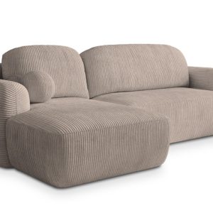 NAROŻNIK MODENZA P L-S z funkcją spania Beżowy 650187