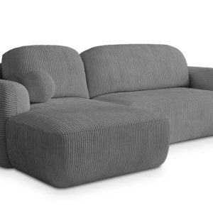NAROŻNIK MODENZA P L-S z funkcją spania Szary 650170