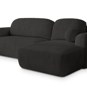 NAROŻNIK MODENZA P R-S z funkcją spania Czarny 650115 NAROŻNIK MODENZA P R-S z funkcją spania Czarny 650115