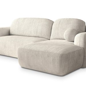NAROŻNIK MODENZA P R-S z funkcją spania ecru 649962 NAROŻNIK MODENZA P R-S z funkcją spania ecru 649962