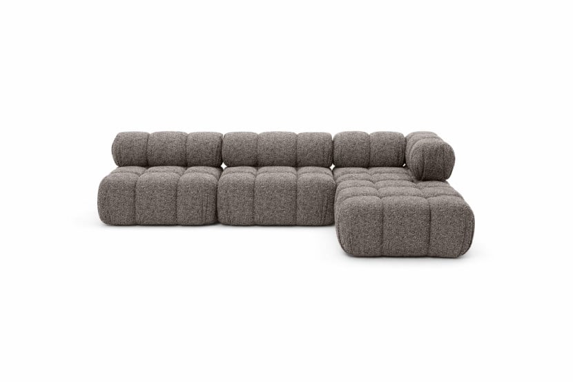 Narożnik modułowy L, bukla Abriamo, Brązowy, Prawy, Selia 934995