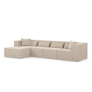 Narożnik modułowy NOVA L MAX – 360x180x76cm, Beżowy 753042