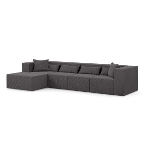 Narożnik modułowy NOVA L MAX – 360x180x76cm, Grafitowy 753039