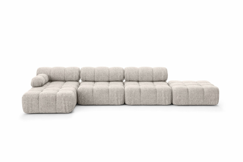 Narożnik modułowy w kształcie L, Abriamo, Beżowy, Lewy, Selia L XL 958239