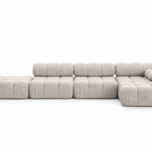 Narożnik modułowy w kształcie L, Abriamo, Beżowy, Prawy, Selia L XL 958199