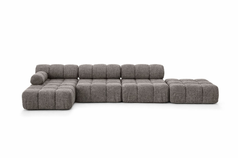 Narożnik modułowy w kształcie L, Abriamo, Brązowy, Lewy, Selia L XL 958245