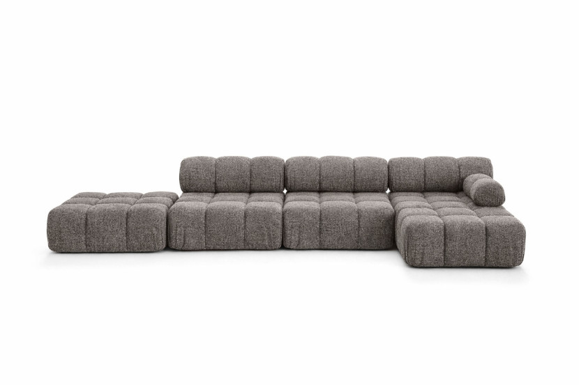 Narożnik modułowy w kształcie L, Abriamo, Brązowy, Prawy, Selia L XL 958242
