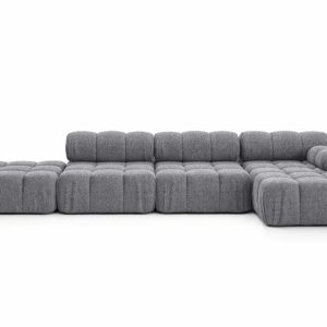 Narożnik modułowy w kształcie L, Abriamo, Ciemnoszary, Prawy, Selia L XL 958244