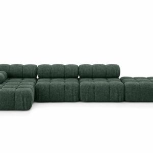 Narożnik modułowy w kształcie L, Abriamo, Ciemnozielony, Lewy, Selia L XL 958153
